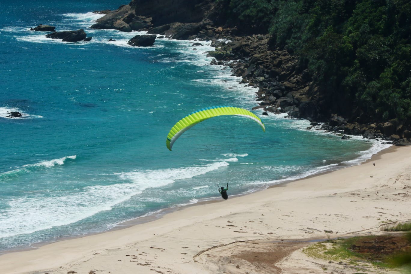 Terbang di Antara Langit dan Laut: Sensasi Paralayang dengan Pemandangan Pantai yang Menakjubkan Terbang di Antara Langit dan Laut: Sensasi Paralayang dengan Pemandangan Pantai yang Menakjubkan